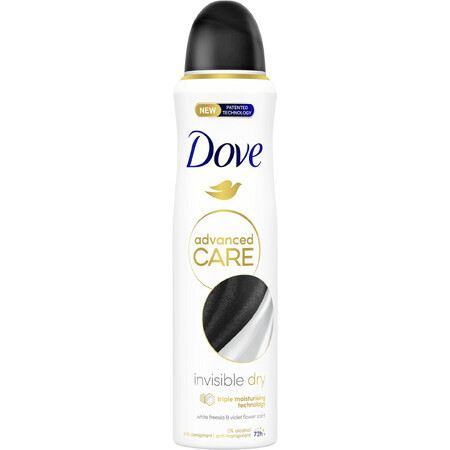 Spray antiperspirant Dove Advanced Care Invisible Dry 150 ml