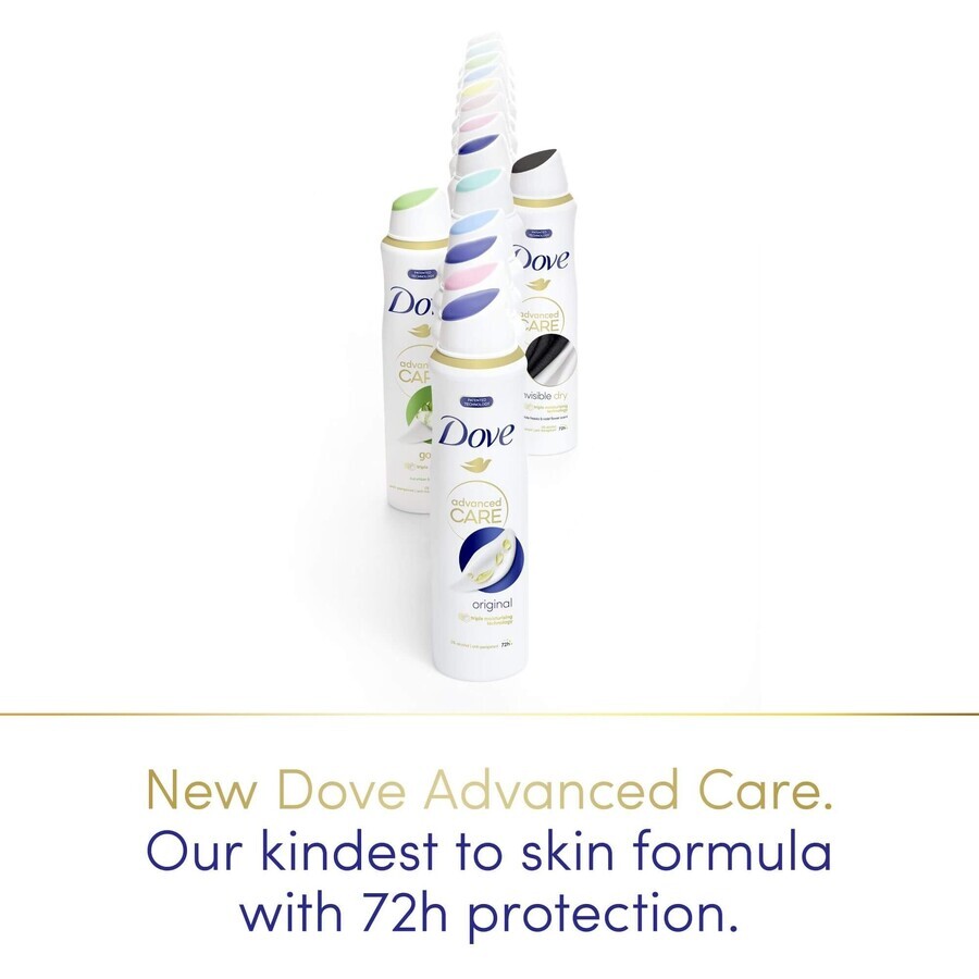 Spray antiperspirant Dove Advanced Care Invisible Dry 150 ml