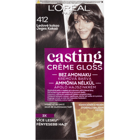 L'Oréal Paris Haarfarbe Casting Crème Gloss 412 Eis Kakao