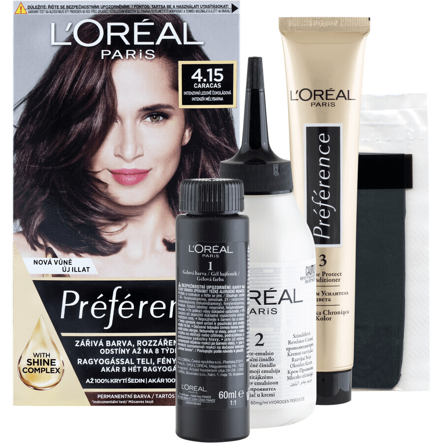 L'Oréal Paris Coloración Recital Preference 4.15/M1 Caracas