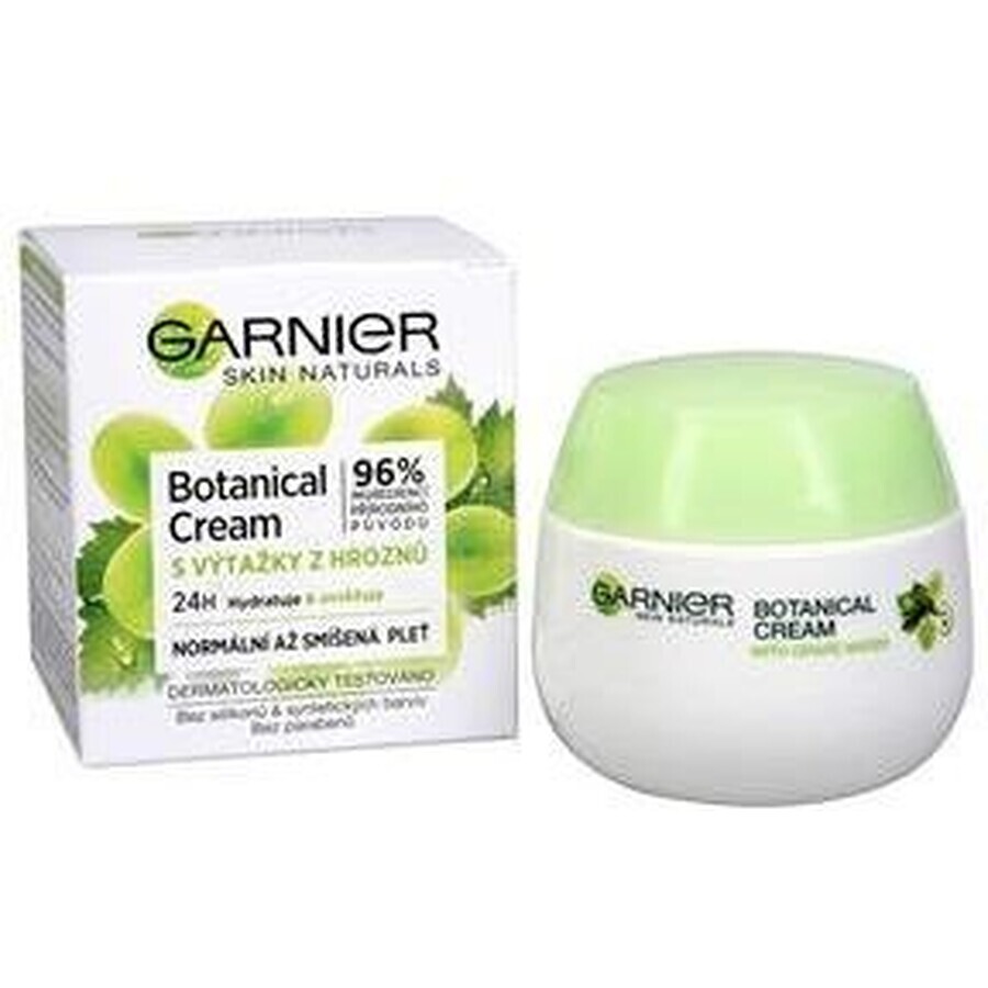 Garnier Skin Naturals Crema hidratante 24h con extractos de uva para piel normal 50 ml