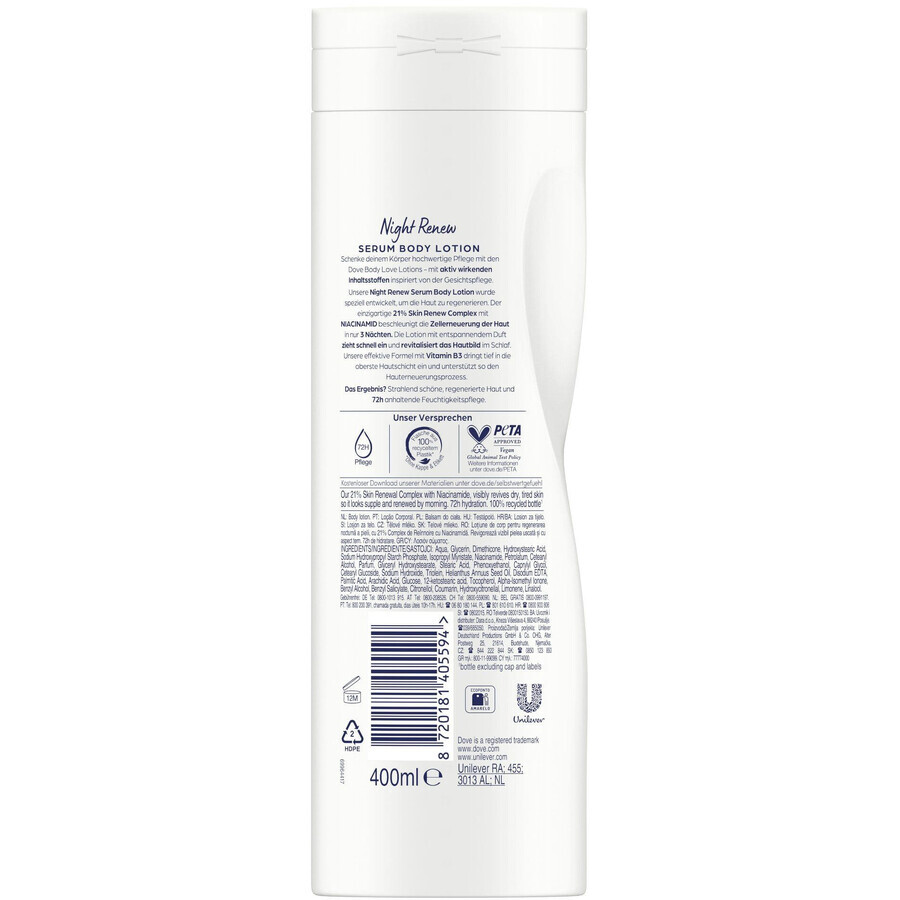 Dove Night renew ser de corp 400 ml