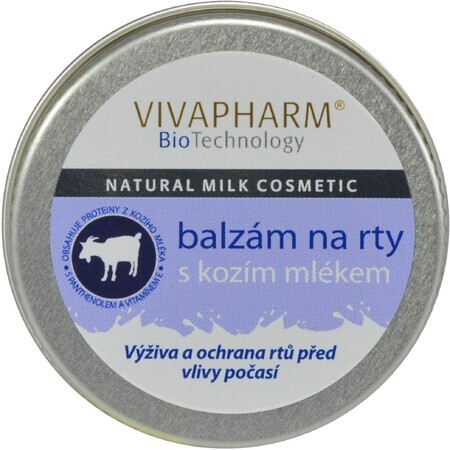 Vivapharm Baume à lèvres au lait de chèvre 25 g