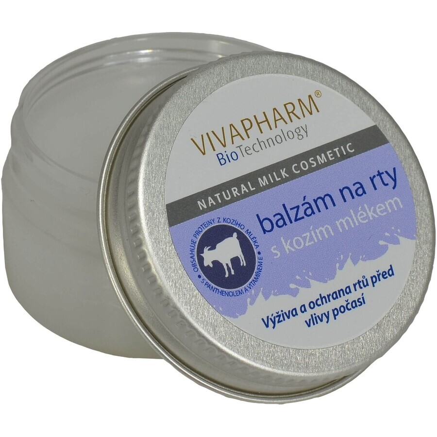 Vivapharm Baume à lèvres au lait de chèvre 25 g