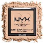 NYX Professional Makeup Can't Stop Won't Stop Mattifying Powder Compact Powder - shade 03 Light Medium 6 g