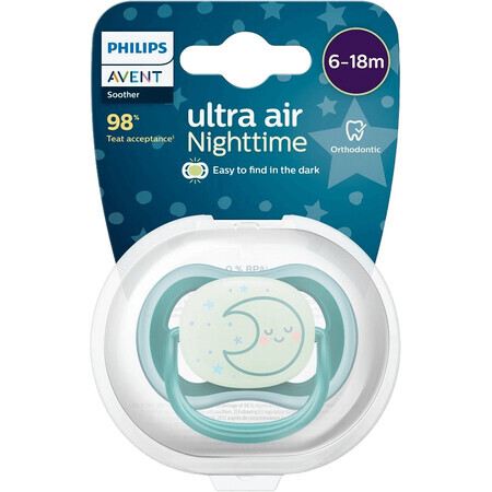 Philips Avent Ultra air night soother 6-18m