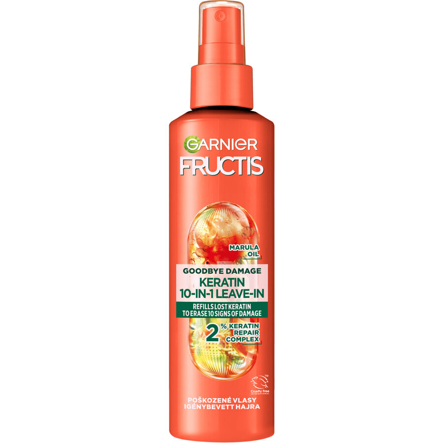 Garnier Fructis Goodbye Damage 10-in-1 spray keratină fără clătire, 150 ml