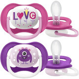 Philips Avent Ultra air play chupete 6-18m niña/niño 2 pcs