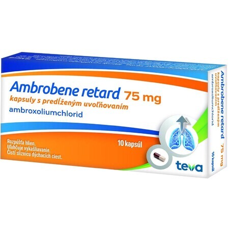 Ambrobene RETARD 75 mg cps plg 10 gélules