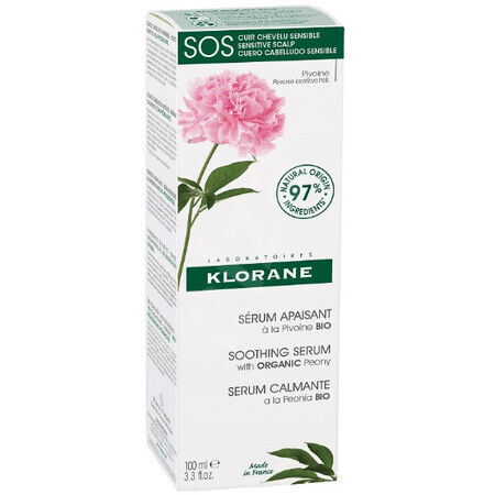 Klorane Soothing serum with organic SOS SOS SOS Sensitive scalp 100 ml