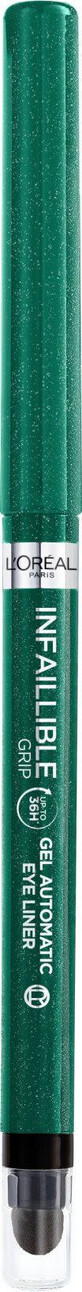 L&#39;Or&#233;al Paris Infaillible Grip 36h L&#225;piz de ojos autom&#225;tico de gel verde, 5 g