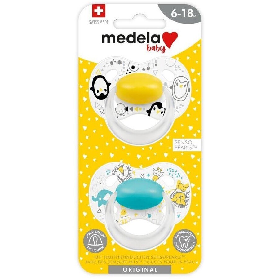 Medela chupete unisex Medela 6-18m 2 pcs