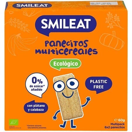 Smileat Organic multigrain biscuits 60 g