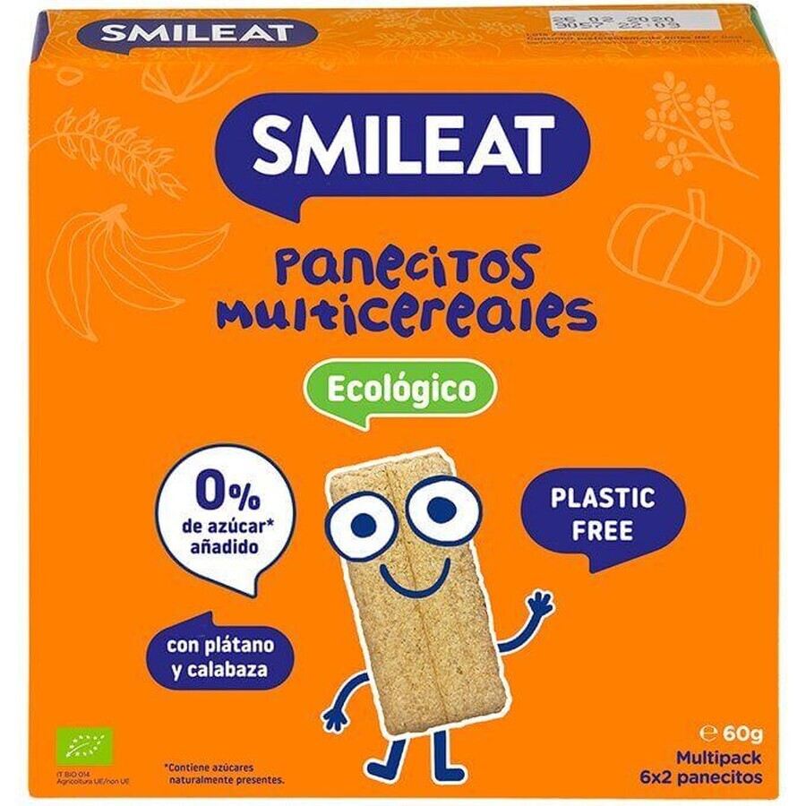 Smileat Organic multigrain biscuits 60 g