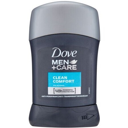 Dove Men+Care Men+Care Clean Comfort Antiperspirant solide pour hommes 50 ml