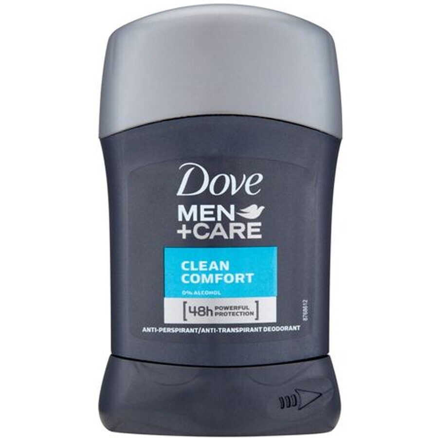 Dove Men+Care Men+Care Clean Comfort Antiperspirant solide pour hommes 50 ml