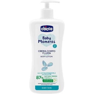 Chicco Baby Moments Body Milk with dispenser 87% natural ingredients 500 ml