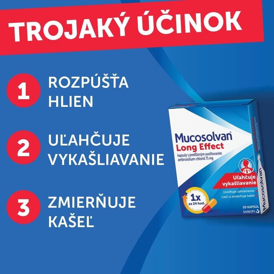 Mucosolvan ® acción prolongada 20 cápsulas