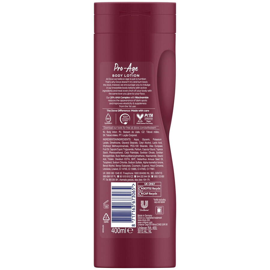 Dove Pro-Age Loción Corporal 400 ml