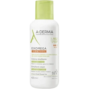 A-Derma Exomega control cremă emolientă pentru pielea uscată predispusă la eczeme atopice 400 ml