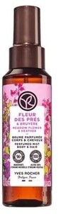 Yves Rocher Spray parfumat pentru corp și păr Meadow flowers &amp; heather 100 ml