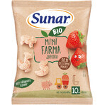 Sunar BIO baby chips mini granja fresa 10m+, 18 g