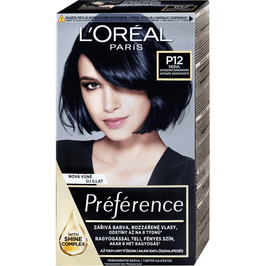 L'Oréal Paris Hair Color Préférence P12 Blue black