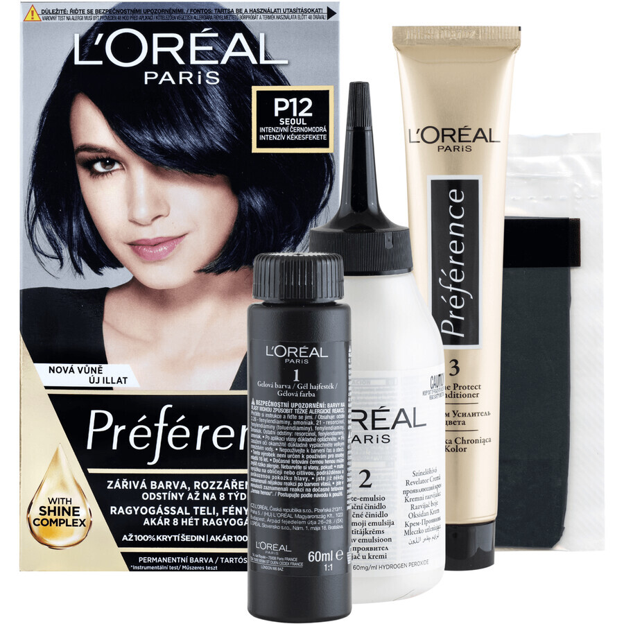 L'Oréal Paris Hair Color Préférence P12 Blue black