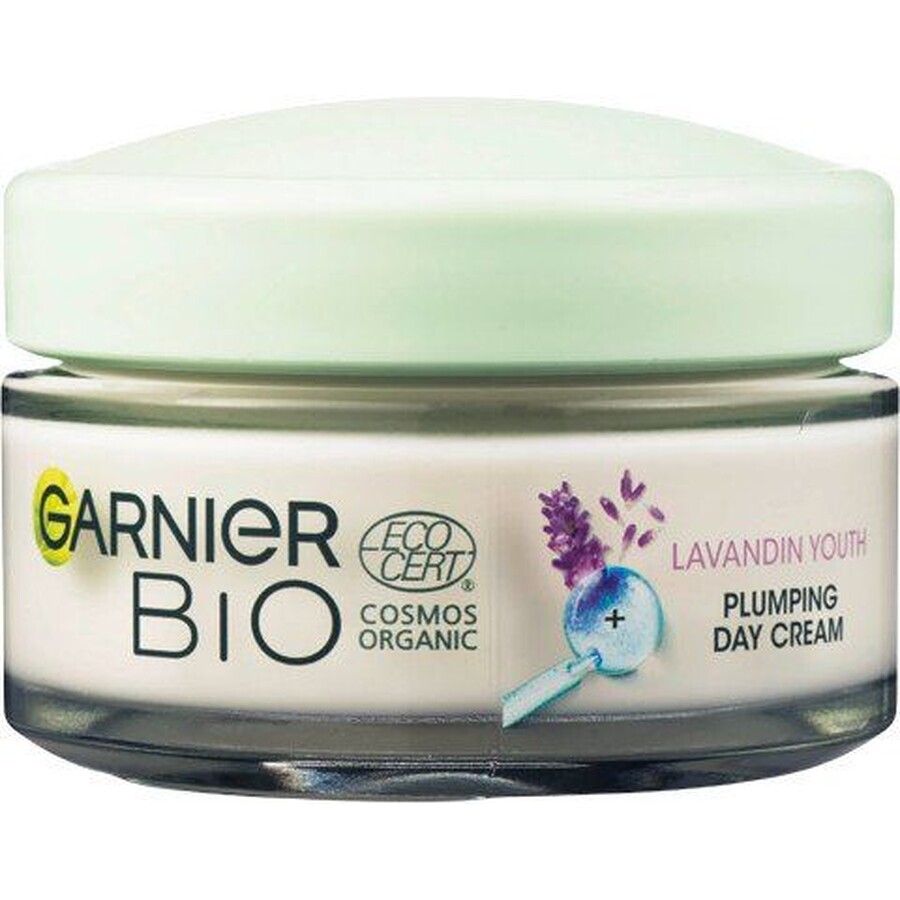 Crème de jour anti-rides Garnier Bio à l'huile essentielle de lavande bio et à la vitamine E 50 ml