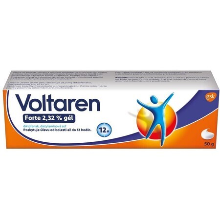 Voltaren Forte 2,32% gel con diclofenaco para el dolor de espalda, muscular y articular 50 g