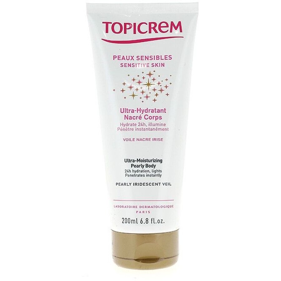 Topicrem Lozione corpo ultra idratante con perle 200 ml