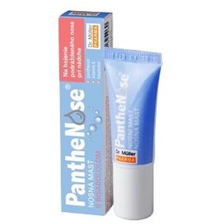 Dr.Muller Dr.Muller PantheNose Dr.Muller PantheNose Unguento con bisabololo, per la guarigione delle irritazioni. per la guarigione delle infezioni nasali, 7,5 ml 168 x 7,5 ml