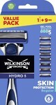 Wilkinson Sword Hydro 5 XXL afeitadora de protecci&#243;n + cabezales de recambio 9 piezas