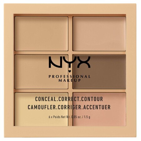 NYX Professional Makeup 3C Palette Concealer Light 15 g