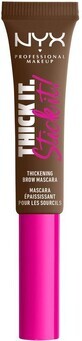 NYX Professional Makeup Thick It Thick It Stick It - M&#225;scara de pesta&#241;as para cejas, Marr&#243;n 7 ml