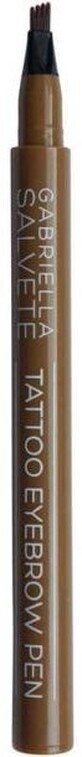 Gabriella Salvete Eyebrow Fix Eyebrow Tattoo Pen 02 Brown 0.28 g