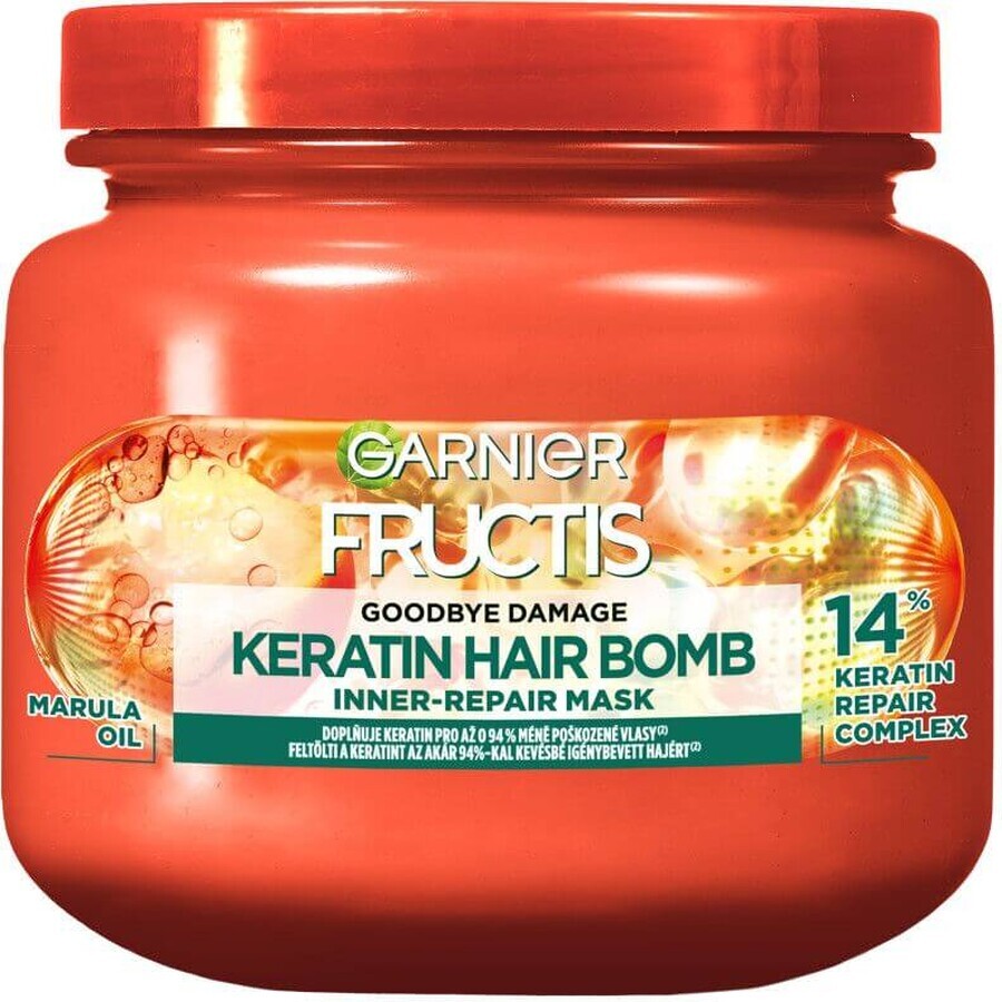 Garnier Fructis Fructis Goodbye Keratin Damage Mascarilla capilar con bomba de queratina 320 ml