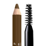 NYX Professional Makeup Powder Louder Brow Pencil Crayon à sourcils, brun doux