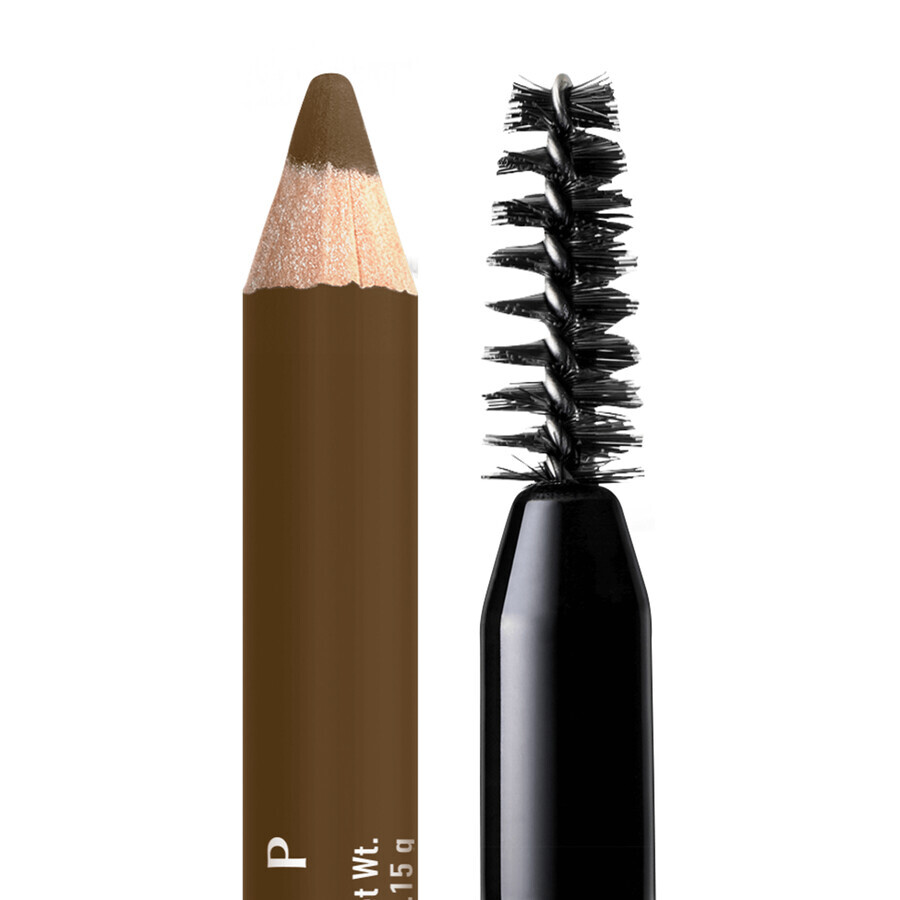 NYX Professional Makeup Powder Louder Brow Pencil Crayon à sourcils, brun doux