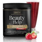 Beauty Help Ultra-Complex 9-in-1 Collagen Formula cu aromă de căpșuni, 300 g, Zenyth