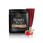 Beauty Help Formule Collagène Ultra-Complexe 9-en-1, Saveur Fraise, 300 g, Zenyth