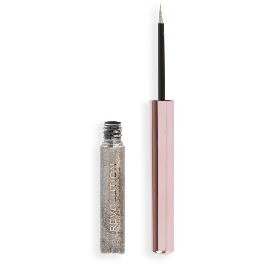 Revolution Super Flick Eyeliner Liquide Argent 2.4 ml