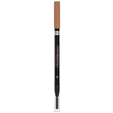 L'Oréal Paris 12H Infalible cejas 12H definidor 5.0 lápiz de cejas Castaño Claro, 1 g