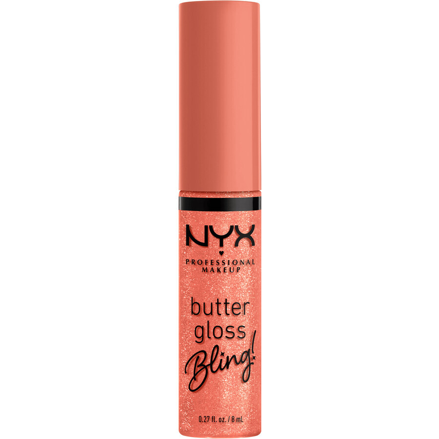 NYX Professionele Make-up Boter Boter Lipgloss Lipgloss bling 02 Dripped Out