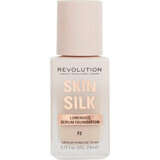 Revolution Skin Silk Silk Serum Fondotinta F2 Trucco 23 ml