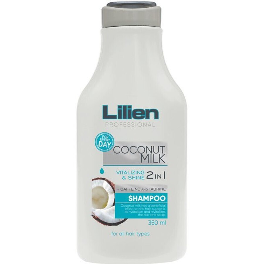 Lilien Shampoo für alle Haartypen 2in1 Coconut Milk 350 ml