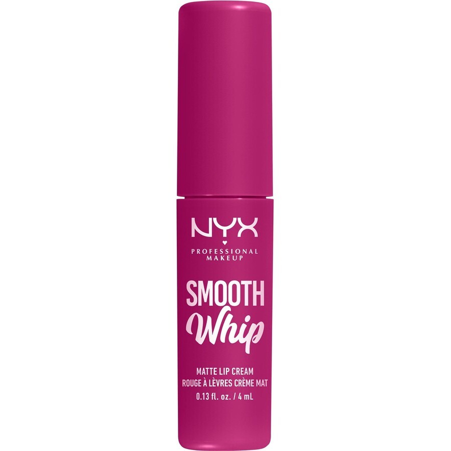 NYX Professional Makeup Smooth Whip Smooth Whip Matte Lip Cream 09 Baby Frosting Matte Liquid Lipstick, 4 ml