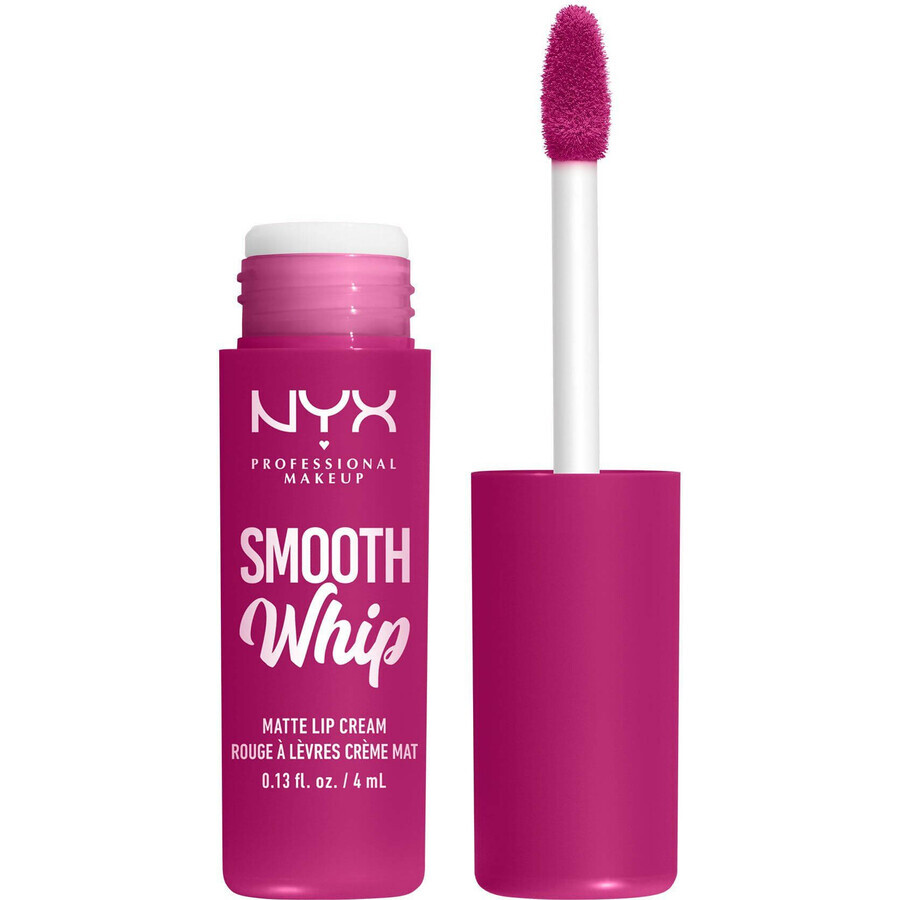 NYX Professional Makeup Smooth Whip Smooth Whip Matte Lip Cream 09 Baby Frosting Matte Liquid Lipstick, 4 ml