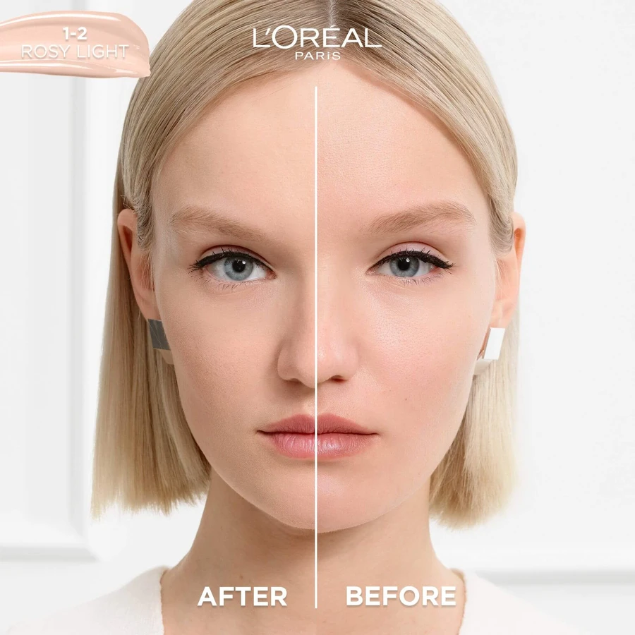 L'Oréal Paris True Match True Match Tinted Serum Colouring Serum 1-2 Rosy Light, 30 ml