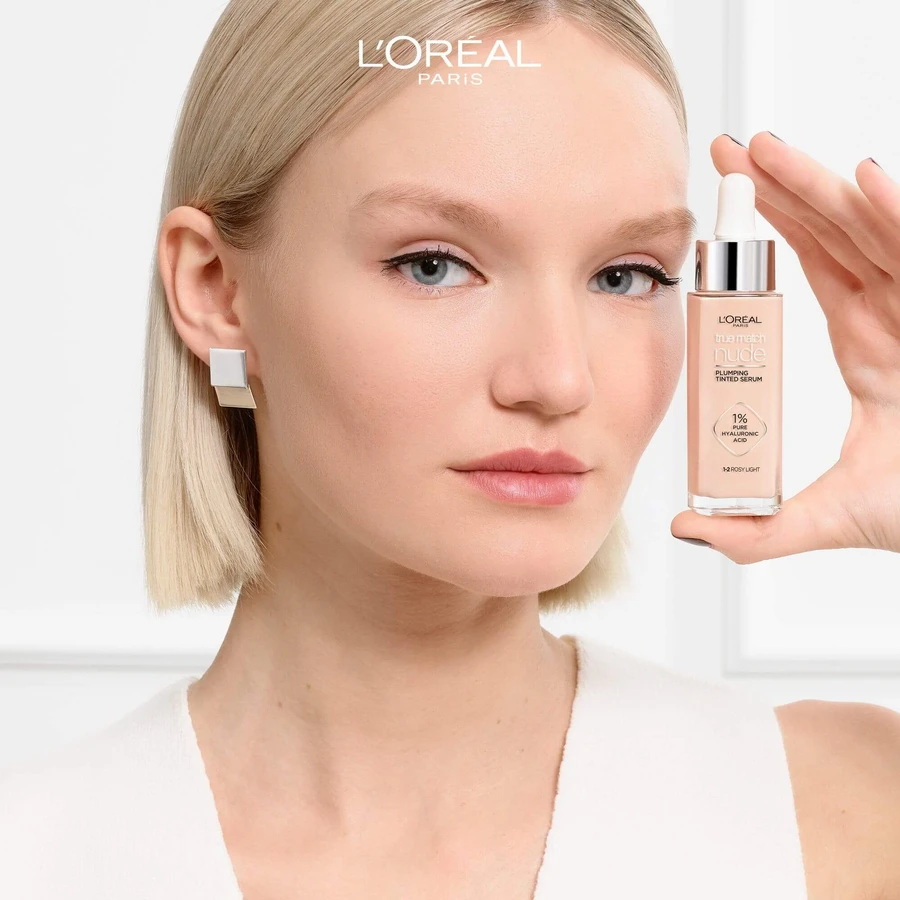 L'Oréal Paris True Match True Match Tinted Serum Colouring Serum 1-2 Rosy Light, 30 ml
